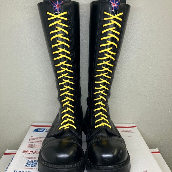 England Steel Toe NPS boots Wmns. US 8.5 solovair 20-eye gripfast dr. martens oi - Picture 13 of 16